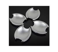 OTBEHUWJ Tiradores Exteriores Embellecedores De Las Manijas Exteriores De Las Puertas Para Nissan Para Marzo Para Micra K12 Para Tiida C11 2003-2010 Repuestos Coche(Silver bowl)