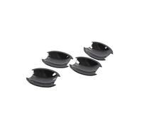 OTBEHUWJ Tiradores Exteriores Embellecedores De Las Manijas Exteriores De Las Puertas Para Nissan Para Marzo Para Micra K12 Para Tiida C11 2003-2010 Repuestos Coche(Black bowl)