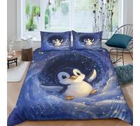 OTBSDNKZZ Cartoon Whimsical Funda Edredon 3 Piezas Compuesto Impresión 3D Cierre de Dibujo Animado Whimsical Funda de Edredón Funda de Almohada a Juego Lavables for Ancianos Super King（260x220cm）