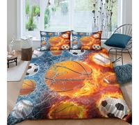 OTBSDNKZZ Dynamic Action Style Funda Edredon 3 Piezas Compuesto Impresión 3D Cierre de Dynamic Action Estilo Funda de Edredón Funda de Almohada a Juego Transpirable for Adultos Super King（260x220cm）