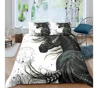 OTBSDNKZZ Native Style Painting Funda de Edredón Microfibra 3 Piezas Impresión 3D Cierre de Native Estilo Pintura Funda Edredon Fundas de Almohada Antibacteriana for niños y niñas Double（200x200cm）