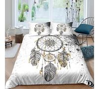 OTBSDNKZZ Native Tribal Funda de Edredón Microfibra 3 Piezas Compuesto Impresión 3D Cierre de Native Tribal Arte Estilo Funda Edredon Fundas de Almohada Transpirable for niños Super King（260x220cm）