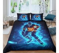 OTBSDNKZZ Neon Glowing Sport Funda de Edredón Microfibra 3 Piezas Impresión 3D Cierre de Neon Glowing Sport Funda Edredon Fundas de Almohada Antialérgica Antibacteriana for niños Single（135x200cm）