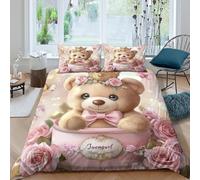 OTBSDNKZZ Royal Princess Style Funda de Edredón Microfibra 3 Piezas Compuesto Impresión 3D Cierre de Royal Princess Estilo Funda Edredon Fundas de Almohada Transpirable for niños Double（200x200cm）