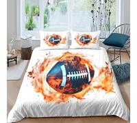 OTBSDNKZZ Sports Dynamic Style Funda de Edredón Microfibra 3 Piezas Impresión 3D Cierre de Sports Dynamic Estilo Funda Edredon Fundas de Almohada Transpirable Suave for jóvenes Single（135x200cm）