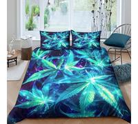 OTBSDNKZZ Vibrant Psychedelic Funda de Edredón Microfibra 3 Piezas Impresión 3D Cierre de Vibrant Psychedelic Funda Edredon Fundas de Almohada Transpirable Suave for niños y niñas Single（140x200cm）