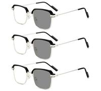 Otbushit Gafas autoajustables con enfoque automático y lentes sensibles a la luz para hombres y mujeres, ojo automático para cerca lejos, filtro de luz azul, gafas de lectura con zoom inteligente