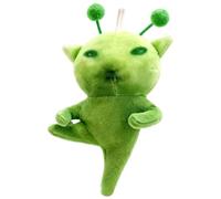 Otbushit Gato alienígena, Animal de Peluche alienígena de 3, 9 Pulgadas, Divertido Llavero de Felpa Verde, Lindos Juguetes de Peluche Suaves para Mochila, Bolso, Bolso