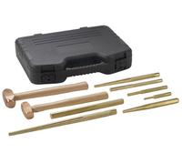 OTC 4629 9 Piece Master Brass Hammer and Punch Set