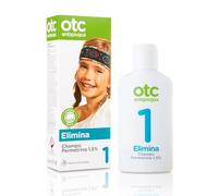 OTC Antipiojos Champú Permetrina 1,5%, Elimina los Piojos y Liendres en 15 Minutos de Manera Efectiva, Incluye Gorro, Apto a partir de 2 Años, 125 ml