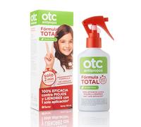 OTC Antipiojos Fórmula Total, Tratamiento Pediculicida Sin Insecticida, Elimina el 100% de Piojos y Liendres en 2 Minutos, 1 Única Aplicación, Apto a Partir de 1 Año, Spray 125 ml