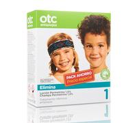 OTC Antipiojos Pack Permetrina, Elimina Piojos y Liendres, Incluye Loción y Champú de 125 ml con Permetrina al 1,5%, Gorro y Lendrera, Apto a Partir de 2 Años