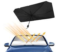 OTCPP Parasol Coche Delantero para Peugeot 207 Hatchback, Parasol para Parabrisas de Coche, Plegable Protección UV y Aislamiento Térmico, Parasol para Coche,140 * 79cm