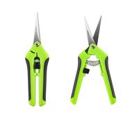 OTCRAFT 2 tijeras ergonómicas de acción de resorte, tijeras de manualidades con resorte con cuchillas de acero inoxidable, para cortar detalles intrincados y patrones ajustados para personas con