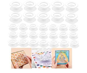 OTCRAFT Juego de 60 piezas mini y estándar de acción oscilantes, resortes autoadhesivos, pequeños motores de wobblers para hacer tarjetas, álbumes de recortes, proyectos de arte, manualidades, adornos