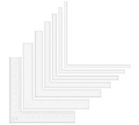 OTCRAFT Juego de 7 piezas de posicionamiento creativo, esquinas de tarjetas, esquinas de estampado, suministros de manualidades de papel, herramientas de álbumes de recortes, herramientas para hacer