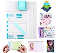 OTCRAFT Tablero de perforación para cajas de regalo, caja de sombra de 2, 3, 4 y 5 pulgadas, con bolígrafo de hendidura para crear sobres personalizados, cajas de regalo de fiesta de cumpleaños y