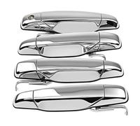 OTDQS 4 Piezas Manijas Exteriores Para Puerta Delantera Trasera Izquierda Derecha Para GMC Para Sierra Para Yukon 15915659 22738725 Reemplazo(4PCS Chrome)