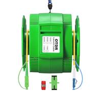 OTDR Eliminador de zona muerta Caja de cables de lanzamiento de transmisión de fibra óptica SC/APC-LC/UPC 1 km de prueba de fibra óptica monomodo línea de extensión de cable de transmisión