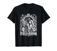 Otelo Y Desdémona Los celos devoran el Amor Camiseta gráfica económica, Hombre, Negro, L