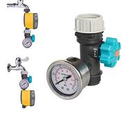 OTENC Válvula de Agua Inteligente WiFi Temperador Inteligente Tuya Temporizador Home Garden Automático Sensor de Lluvia Sprentes de riego del Sensor de Lluvia para regar(Pressure Valve)