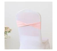 OTENG Bandas elásticas para sillas de Boda, 100/50/10 Unidades, de Licra, sin Hebilla, para Banquetes, recepciones y Eventos.(Style 2,50pcs)