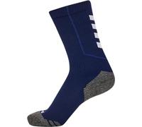 Oterra A/S Hmlpro-Calcetines de Entrenamiento Bajos, Azul Marino, Blanco, 39-42 Unisex Adulto
