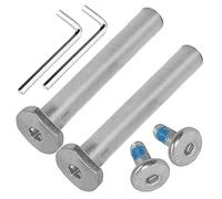 OTFAITP M8 40-76 mm rosca interior, hexágono interior, tornillos y pernos, juego de surtido de piezas para scooter de 2-3-4 ruedas, reparación de ruedas delanteras y traseras, herramientas (65 mm)