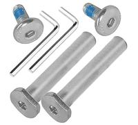 OTFAITP M8 40-76 mm rosca interior, hexágono interior, tornillos y pernos, juego de surtido de piezas para scooter de 2-3-4 ruedas, reparación de ruedas delanteras y traseras, herramientas (54 mm)