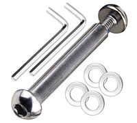 OTFAITP M8 - Perno de eje delantero y trasero de 8 mm x 28 mm - 86 mm, acero al carbono de grado 8.8 para patinete de acrobacias, salpicadero, adolescente/adulto, capacidad de 800 libras