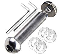 OTFAITP M8 Perno de eje delantero y trasero para patinete de 8mm x 28mm-86mm, acero al carbono de grado 8.8 para patinete de acrobacias Dash para adolescentes/adultos, capacidad de 800+ libras
