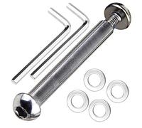 OTFAITP Perno de Eje Delantero y Trasero M8 8 mm x 28 mm-86 mm de Acero al Carbono de Calidad 8,8 para patinette, Adulto Capacidad 800 kg