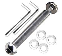 OTFAITP Perno de Eje Delantero y Trasero M8 8 mm x 28 mm-86 mm de Acero al Carbono de Calidad 8,8 para patinette, Adulto Capacidad 800 kg