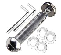 OTFAITP Tornillo de eje delantero y trasero de patinete M8 8 mm x 28 mm-86 mm de acero al carbono grado 8.8 para patinete de freestyle Dash adolescente/adulto - capacidad 800+ lb