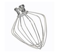Otfhjmyef Batidor de Alambre de Acero, Compatible con KitchenAid, batidora de Cabezal Inclinado de la Serie Artisan, tazón de 4,5 y 5 Cuartos, batidor de 6 alambres Compatible con K45WW