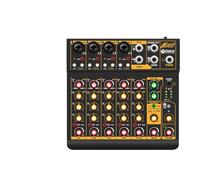 OTG Metal Mixer DJ Console Mini6 With Bluetooth 48V Power Delay Repaeat Effect For Sound Mixing PC Recording Música en vivo