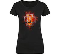Other Brands Rammstein Ladies Lava Logo tee T-Shirt, Black, XL Womens