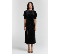 & Other Stories Acelia Velvet Dress Party Black Talla: 36 | Vestidos Midi Outlet | Mujer | Negro
