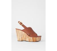 & Other Stories Bobbi Wedge Sandalette Brown Talla: 37 | Chancletas Outlet | Mujer | Marrón