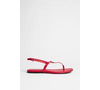 & Other Stories Dione Summer Flat Red Talla: 37 | Chancletas Outlet | Mujer | Rojo