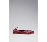 & Other Stories Luna Nappa Ballerina Red Talla: 37 | Bailarinas Outlet | Mujer | Rojo