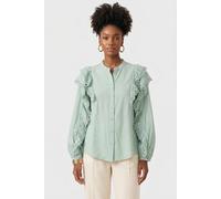 & Other Stories Pa Ernestine Blouse Green Talla: XS | Manga Larga Outlet | Mujer | Verde