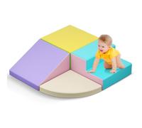 Othlaver Bloques de construcción de espuma para niños, bloques de escalada suaves con espuma 38S, evitar esquinas redondeadas, extraíble y lavable, cierre de ancho para estabilidad (funda de piel