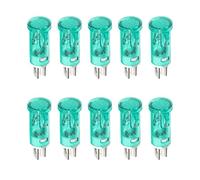 Othmro 15Unidades Indicador de señal Luces de los instrumentos Neón, Tensión 220V, Carcasa de Plástic de la Bombilla LED Piloto de Señalización Montado en Panel Luz Direccional del Instrumento