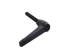 Othmro 2 unids rosca M8 63mm longitud de la manija 50mm longitud del tornillo negro aleación de aluminio ajustable manija de la palanca de sujeción