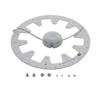 Othmro Bombilla LED con chip de aluminio de 6500 K, 18 W, 220 V, color blanco, 225 mm (diámetro), chip LED COB para reemplazar la fuente de luz superbrillante de alta potencia o reflector, 1 unidad