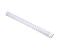 Othmro Luz LED horizontal, 1 bombilla de tubo, AC85-265 V 18 W 6000 K, luz diurna, tubo de luz de conexión horizontal de luz LED 2G11, hotel, iluminación exterior