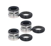 Othmro Reemplazo de sello de eje mecánico 104-18 para bomba de eje bombas de agua Eje Sellado mecánico aleación plástico 3 piezas