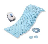 OTICA Cama de aire médica antidecúbito, antiescaras de decúbito, colchón de cama de aire de hospital con compresor digital, sistema de presión alterna (azul)