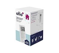 Otio - Control Remoto Programable 16 Canales Con Función Termostato - Control De Iluminación, Dispositivos Eléctricos Y Persianas - Compatible RF 433,92Mhz - Blanco